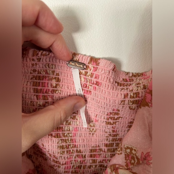 NWT Free People Womens Hilary Printed Top - Picture 5 of 6